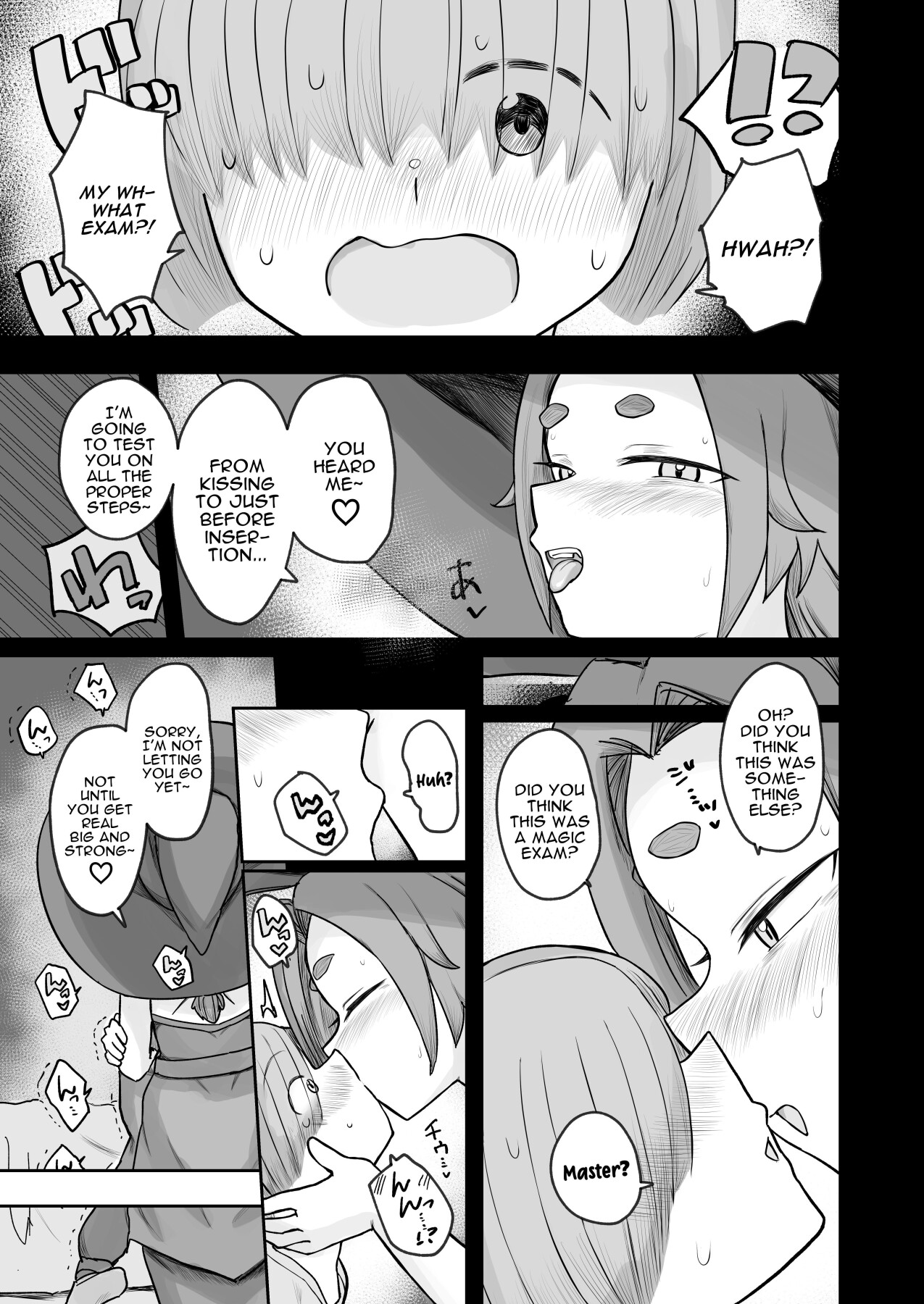 Hentai Manga Comic-1000 Year Old Witch Cumsqueezes Her Disciple During His Virginity Graduation Exam-Read-6